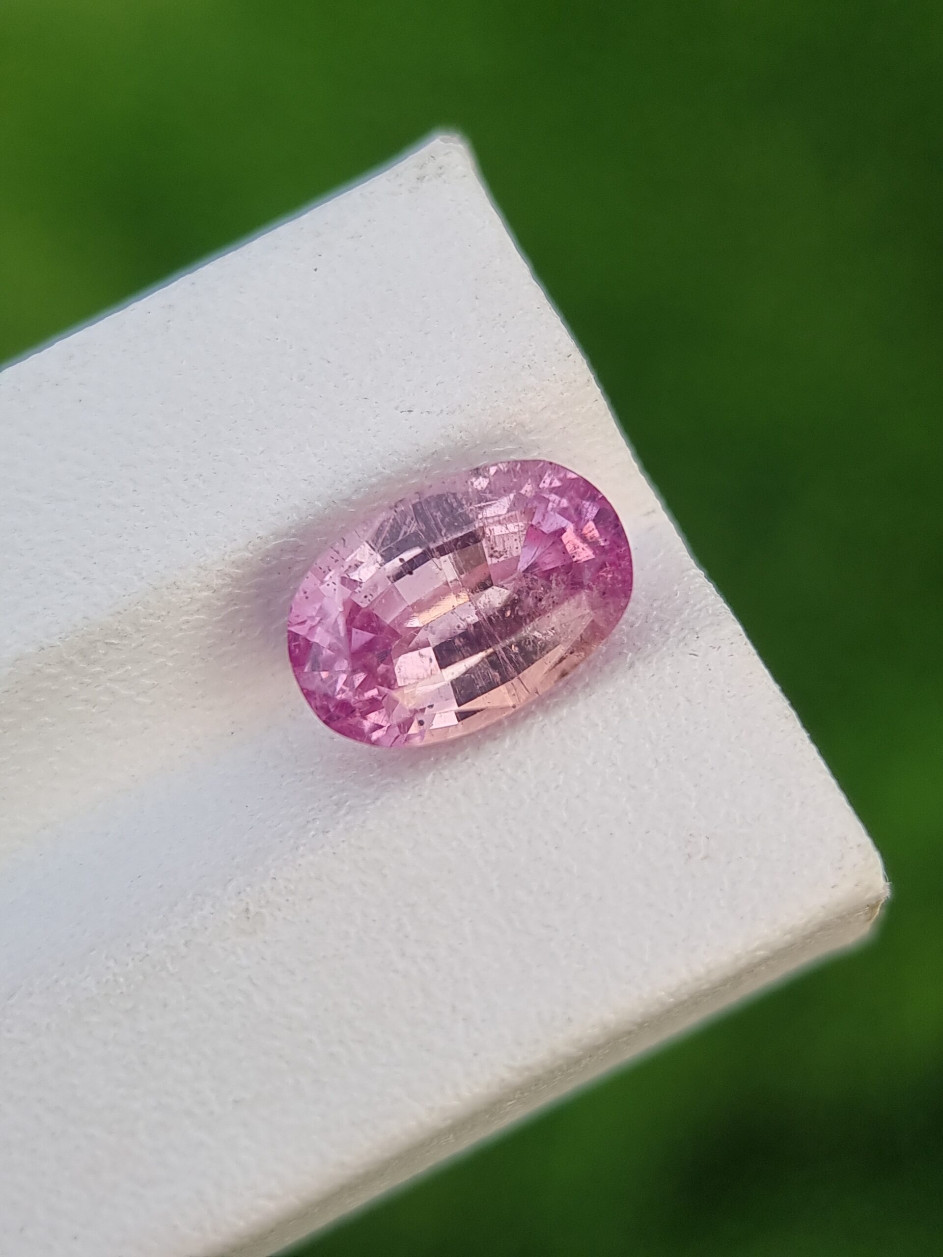 Natural Pink Sapphire 3.99 ct Oval Cut from Badakhshan, Afghanistan