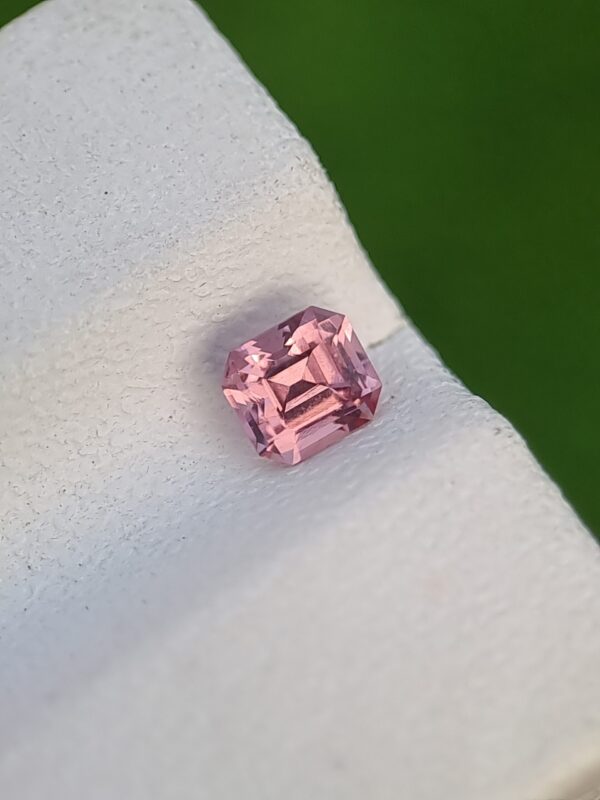 Natural Spinel 0.33 ct Eye Clean Pink Asscher Cut from Badakhshan, Afghanistan - Image 2
