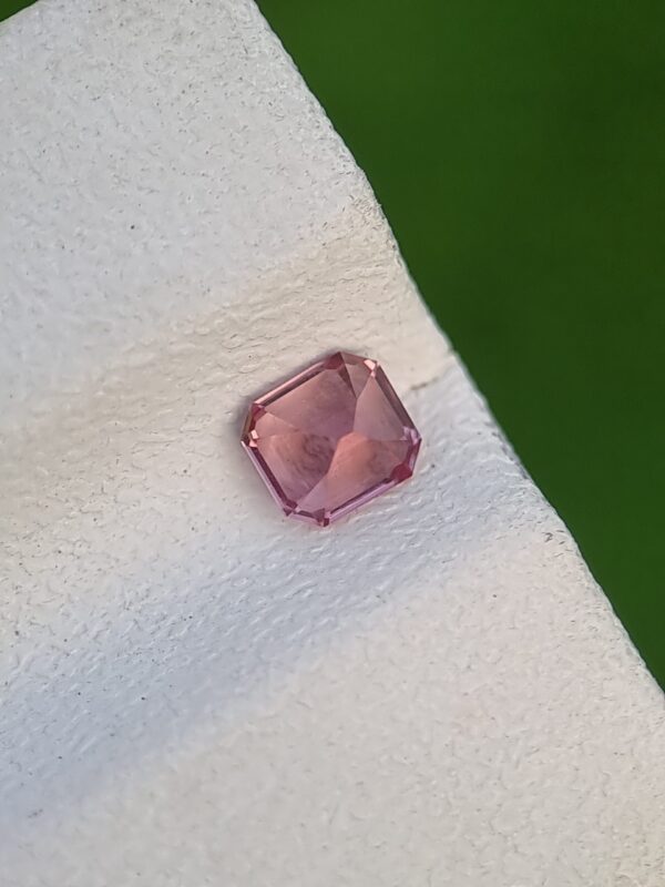 Natural Spinel 0.33 ct Eye Clean Pink Asscher Cut from Badakhshan, Afghanistan - Image 4