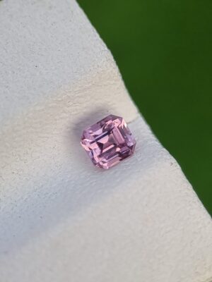 Natural Pink Spinel 0.32 ct Eye Clean Asscher Cut from Tajikistan