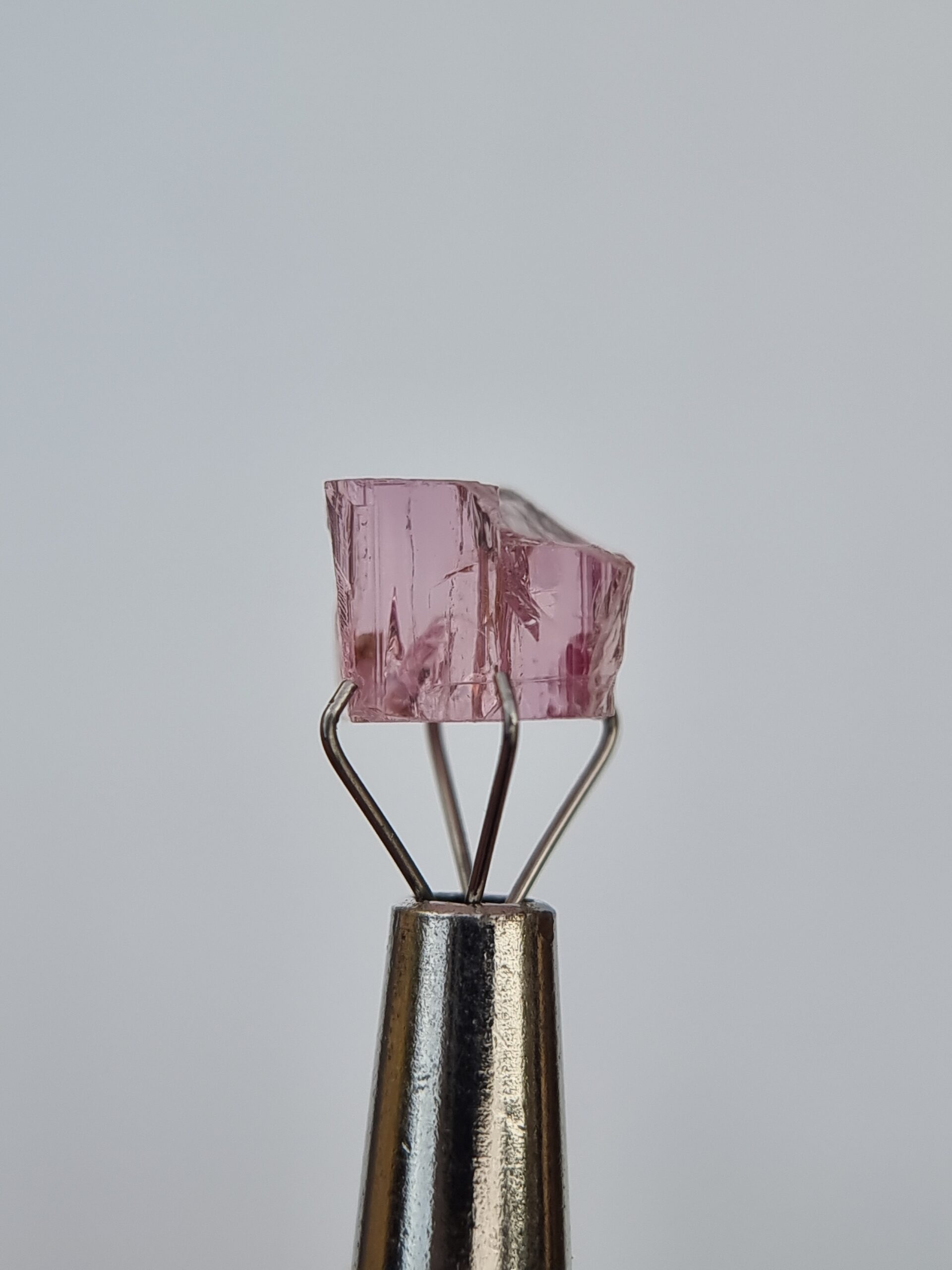 Natural Pink Imperial Topaz – 5.58 ct Uncut Raw Crystal | From Katlang Pakistan