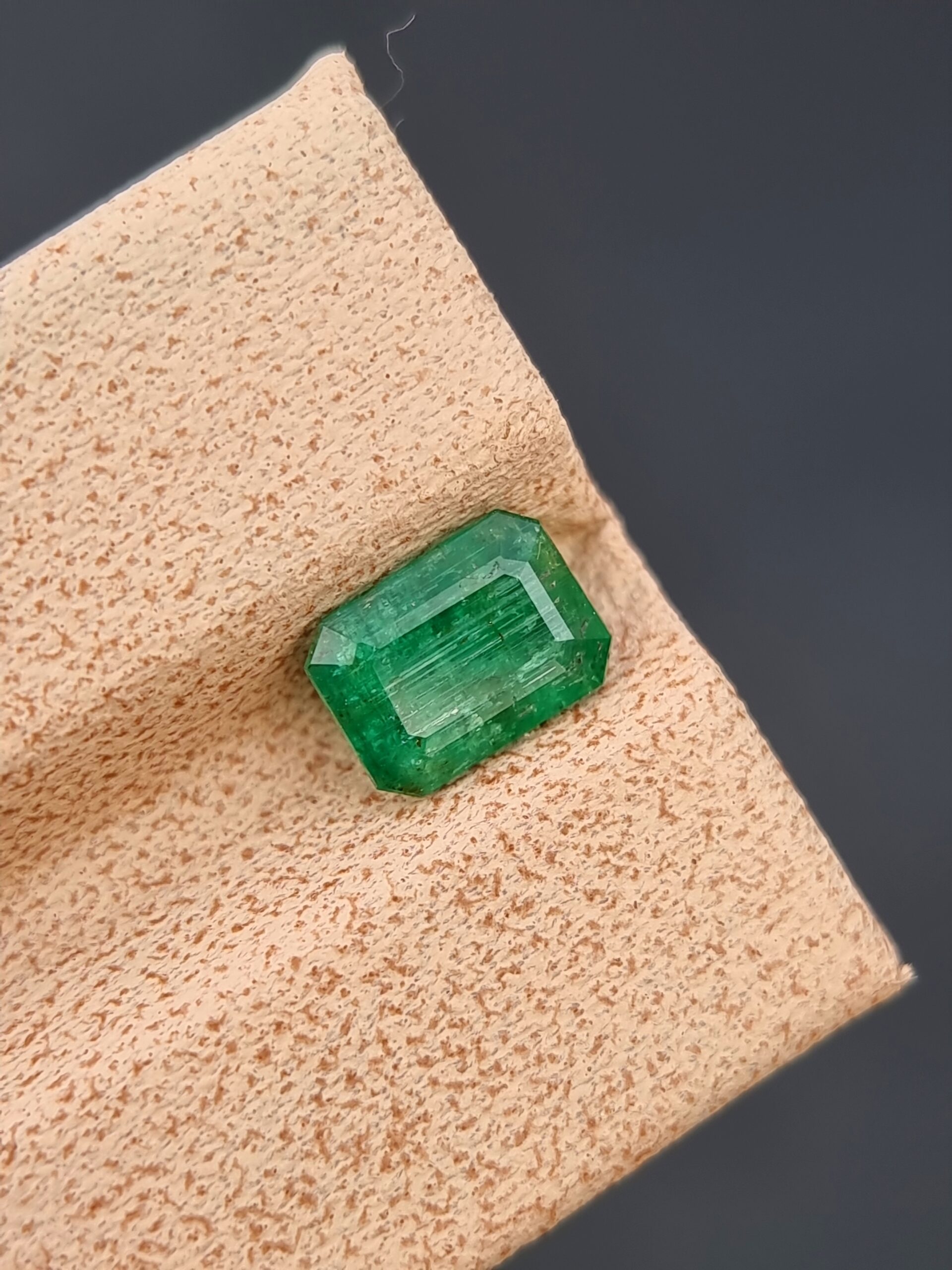 1.03 ct Natural Emerald, Emerald Cut Gem from Swat, Pakistan