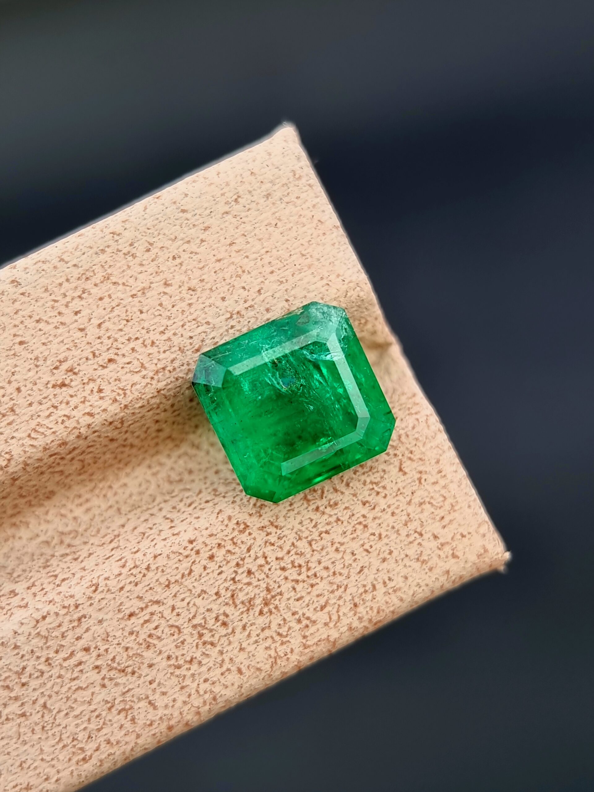 Natural 4.20 Ct Emerald Step Cut – Green, Ethiopian Origin | Certified