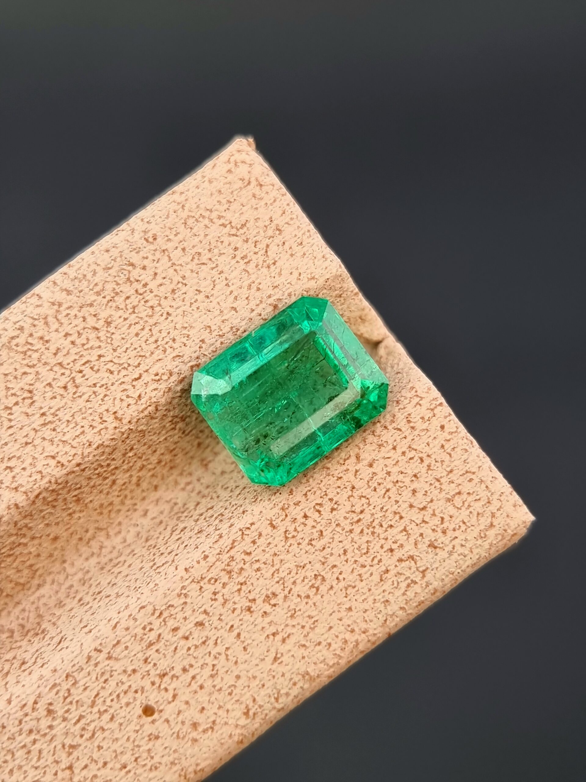 Natural 3.61 Ct Emerald Step Cut – Green, Ethiopian Origin | Certified