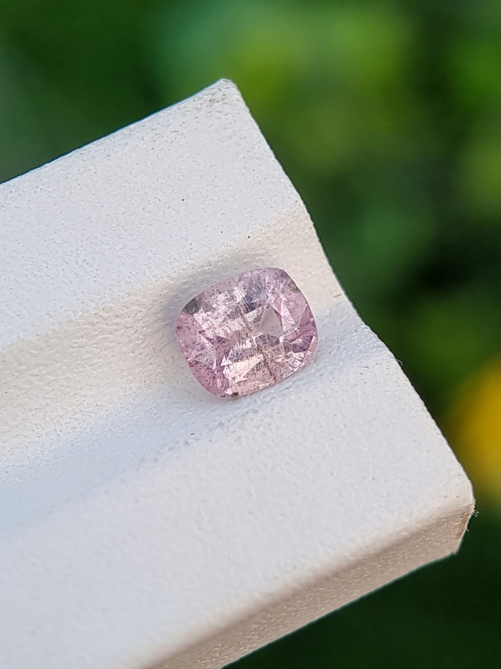 1.79 ct Natural Light Pink Sapphire – Cushion Cut Gemstone from Afghanistan
