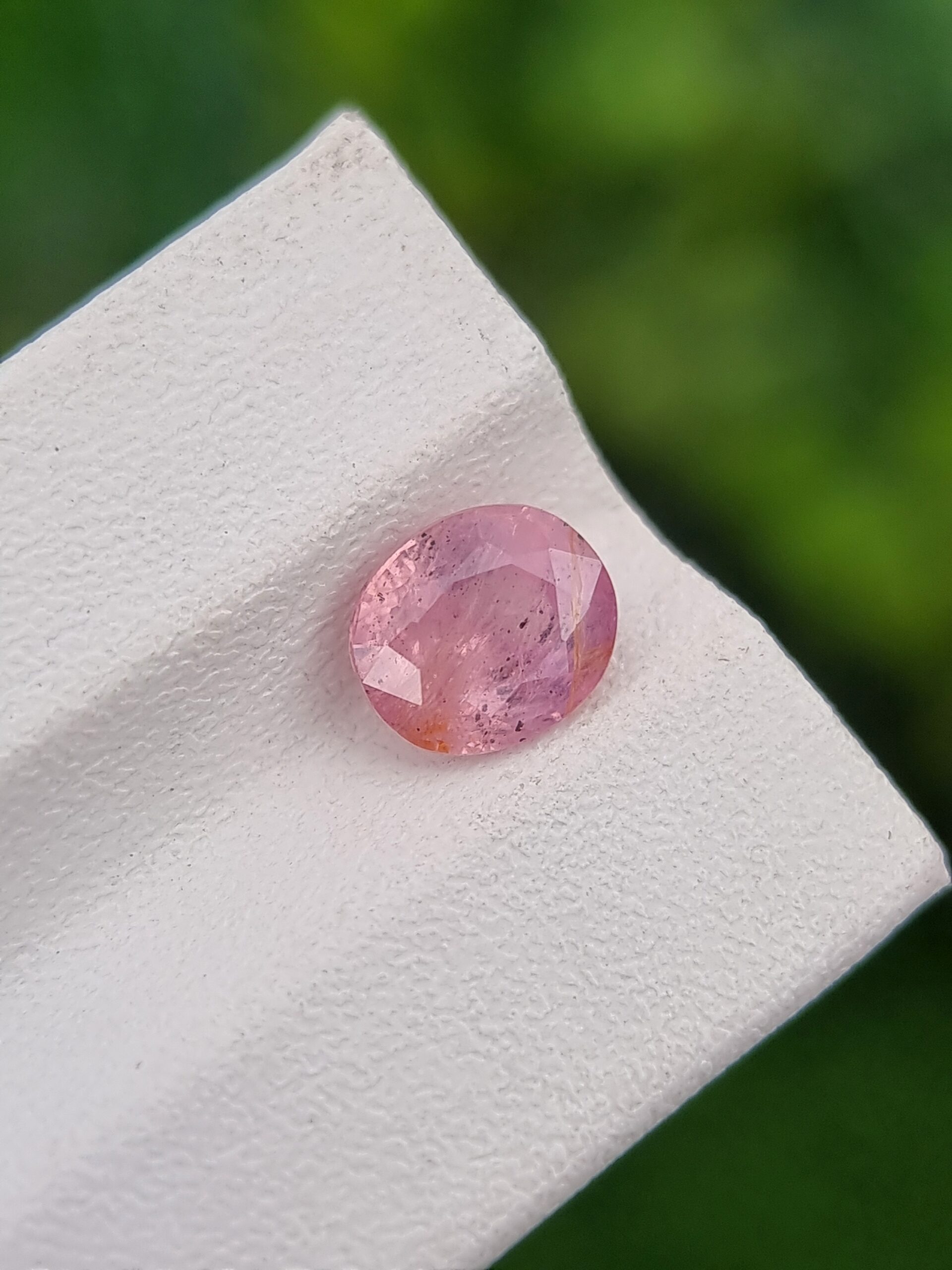 Natural Pink Sapphire 1.71 ct Oval Cut – Untreated & Certified