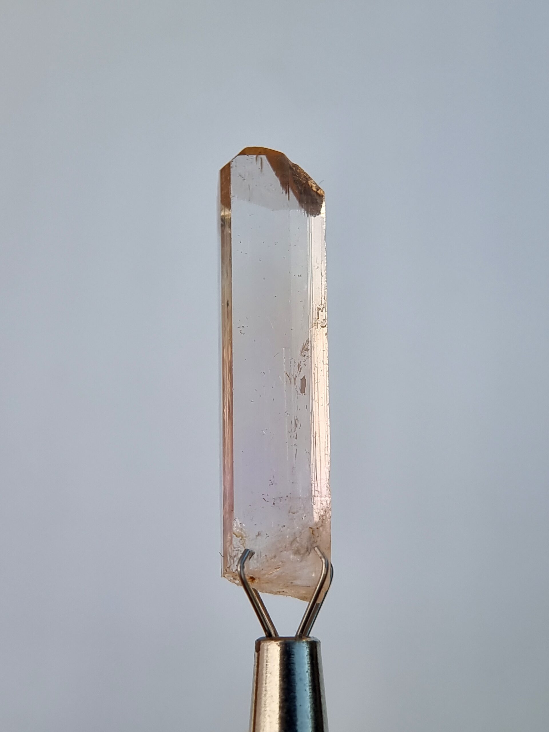 Raw Slightly Pinkish Orange Imperial Topaz 20.70 ct – Natural & Untreated Crystal from Pakistan